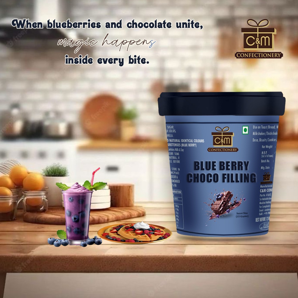 blueberry choco spread
